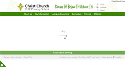 Desktop Screenshot of christchurchprimary.org
