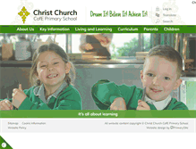 Tablet Screenshot of christchurchprimary.org